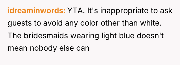 idreaminwords YTA. It's inappropriate to ask guests to avoid any...