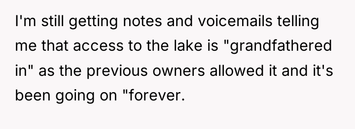 I'm still getting notes and voicemails telling me that access...