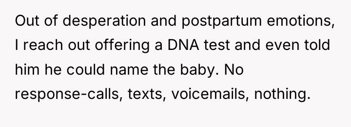 Out of desperation and postpartum emotions, I reach out offering...