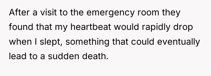 After a visit to the emergency room they found that...
