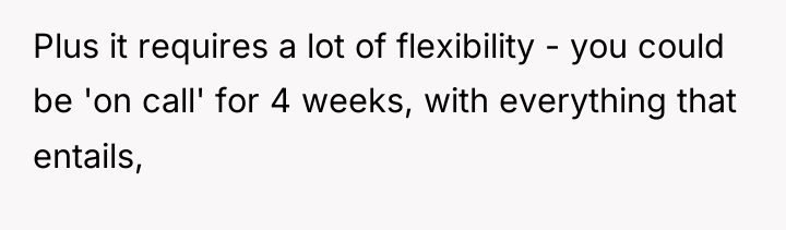 Plus it requires a lot of flexibility - you could...