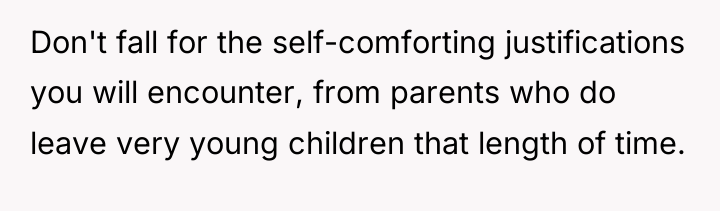 Don't fall for the self-comforting justifications you will encounter, from...