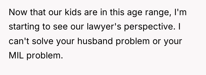 Now that our kids are in this age range, I'm...