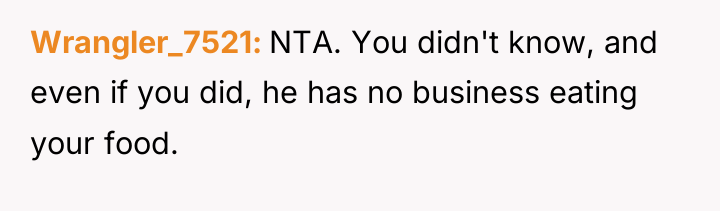 Wrangler_7521 NTA. You didn't know, and even if you did,...