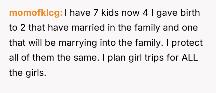 momofklcg I have 7 kids now 4 I gave birth...