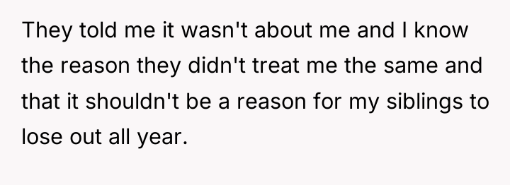 They told me it wasn't about me and I know...