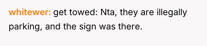 whitewer get towed: Nta, they are illegally parking, and the...