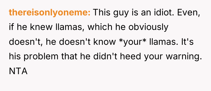 thereisonlyoneme This guy is an idiot. Even, if he knew...