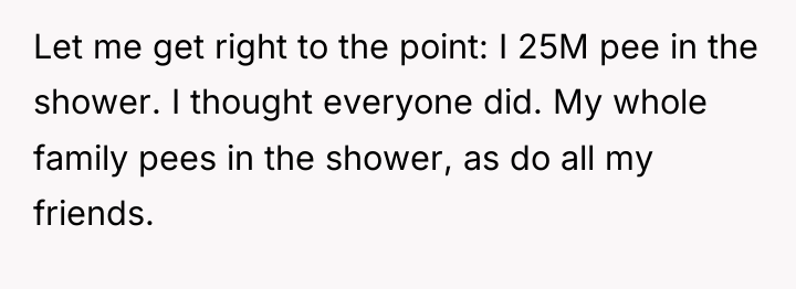 Let me get right to the point: I 25M pee...