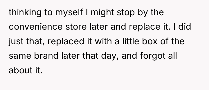 thinking to myself I might stop by the convenience store...