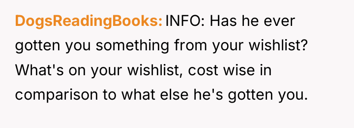 DogsReadingBooks INFO: Has he ever gotten you something from your...