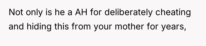 Not only is he a AH for deliberately cheating and...