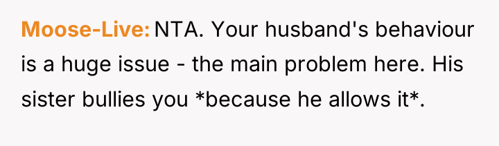 Moose-Live NTA. Your husband's behaviour is a huge issue -...