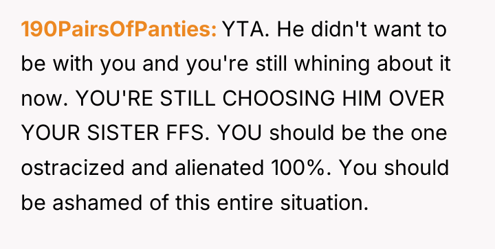 190PairsOfPanties YTA. He didn't want to be with you and...