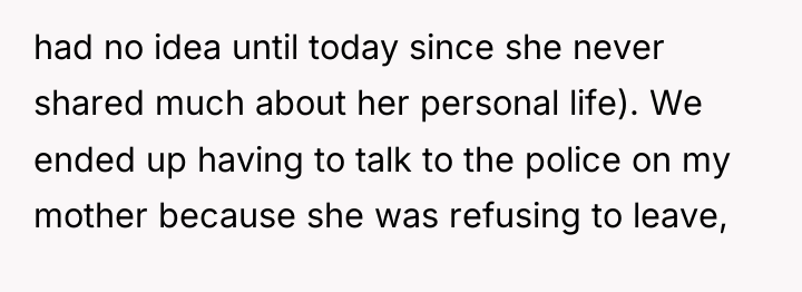 had no idea until today since she never shared much...