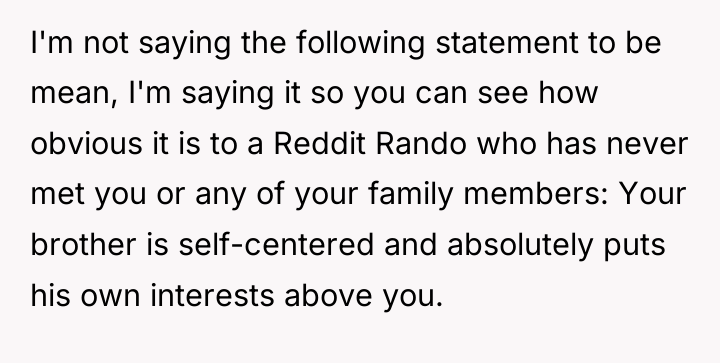 I'm not saying the following statement to be mean, I'm...