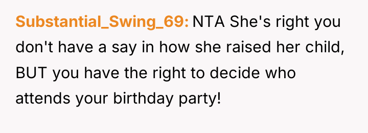 Substantial_Swing_69 NTA She's right you don't have a say in...