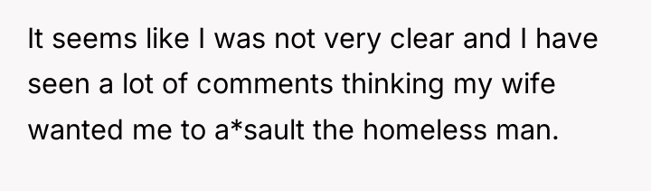 It seems like I was not very clear and I...