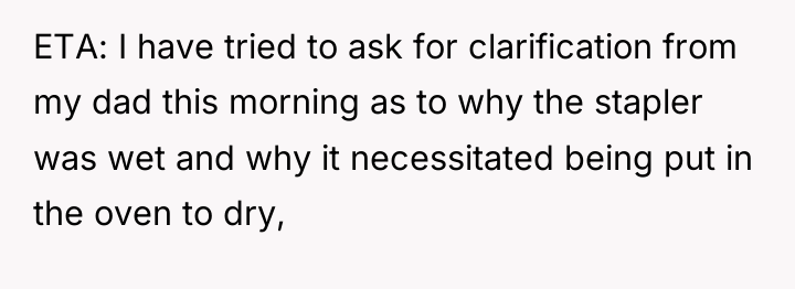 ETA: I have tried to ask for clarification from my...