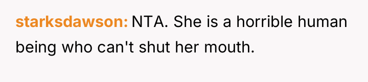 starksdawson NTA. She is a horrible human being who can't...