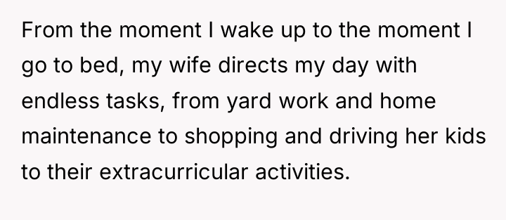 From the moment I wake up to the moment I...
