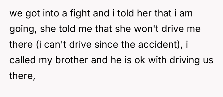 we got into a fight and i told her that...