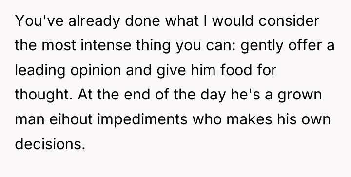 You've already done what I would consider the most intense...