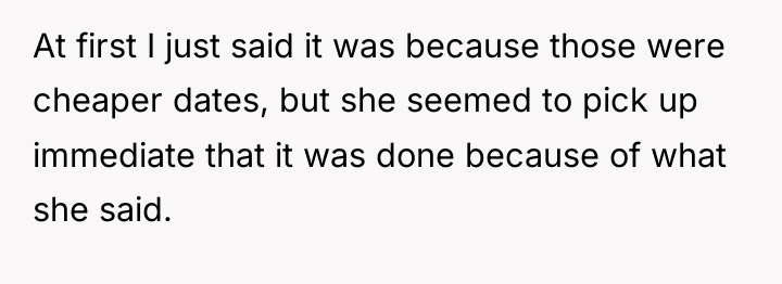 At first I just said it was because those were...