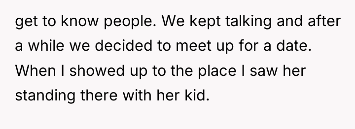 get to know people. We kept talking and after a...