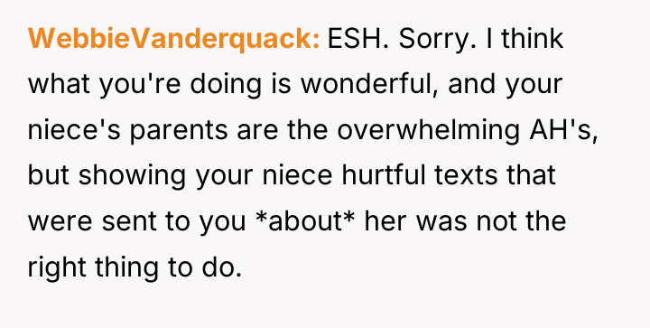 WebbieVanderquack ESH. Sorry. I think what you're doing is wonderful,...