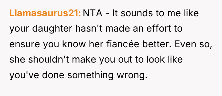 Llamasaurus21 NTA - It sounds to me like your daughter...