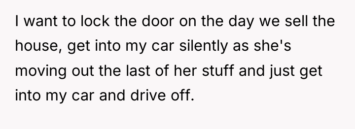 I want to lock the door on the day we...