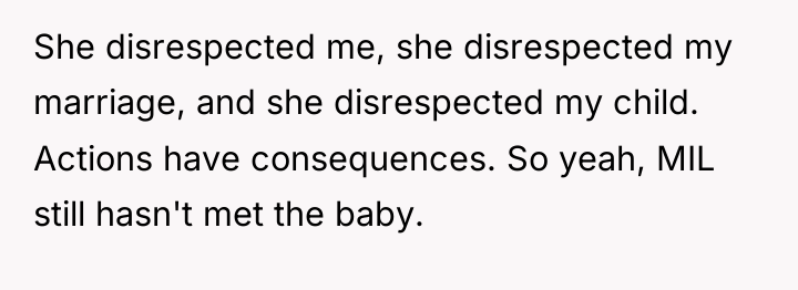 She disrespected me, she disrespected my marriage, and she disrespected...
