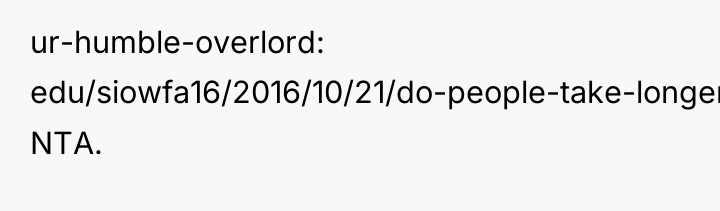 ur-humble-overlord edu/siowfa16/2016/10/21/do-people-take-longer-if-someone-is-waiting/: NTA.
