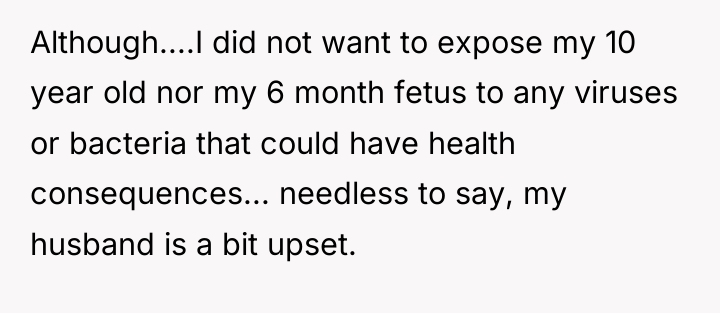 Although....I did not want to expose my 10 year old...