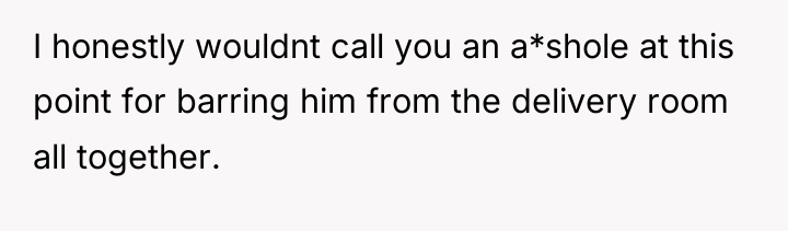 I honestly wouldnt call you an a*shole at this point...
