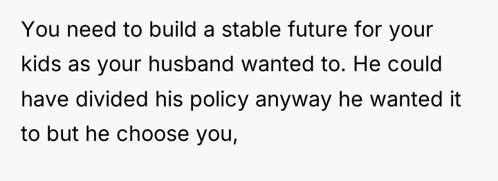 You need to build a stable future for your kids...