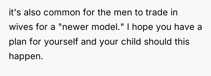 it's also common for the men to trade in wives...