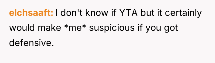 elchsaaft I don't know if YTA but it certainly would...