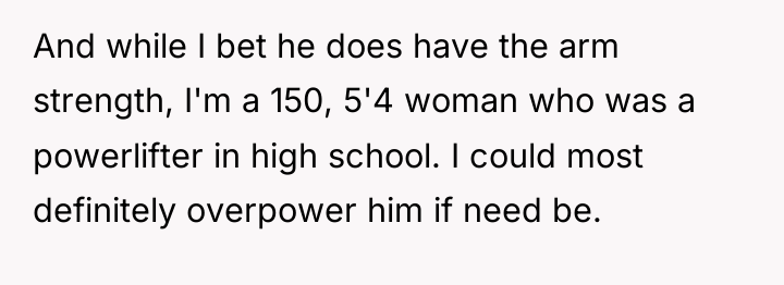 And while I bet he does have the arm strength,...