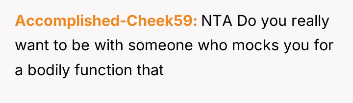Accomplished-Cheek59 NTA Do you really want to be with someone...