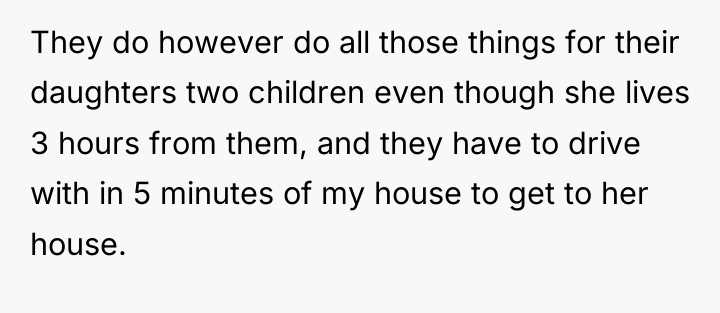 They do however do all those things for their daughters...