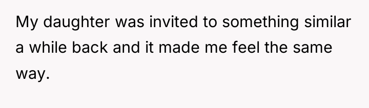 My daughter was invited to something similar a while back...