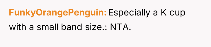 FunkyOrangePenguin Especially a K cup with a small band size.:...