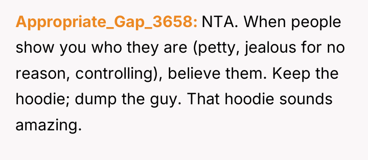 Appropriate_Gap_3658 NTA. When people show you who they are (petty,...