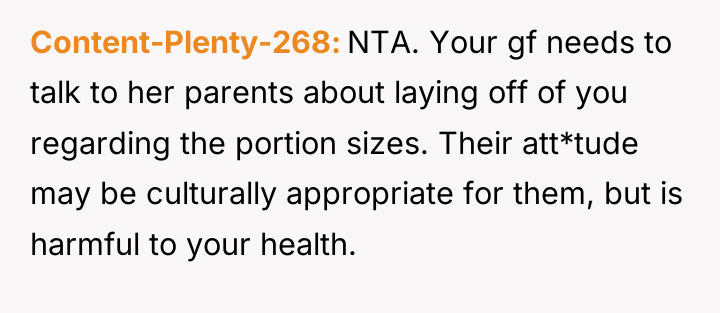 Content-Plenty-268 NTA. Your gf needs to talk to her parents...