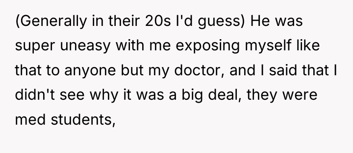 (Generally in their 20s I'd guess) He was super uneasy...