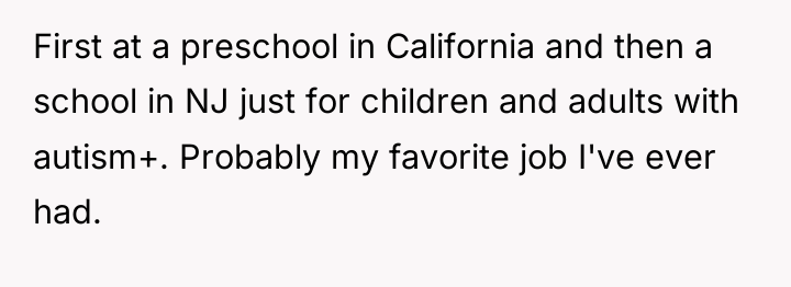 First at a preschool in California and then a school...