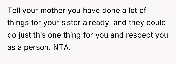 Tell your mother you have done a lot of things...