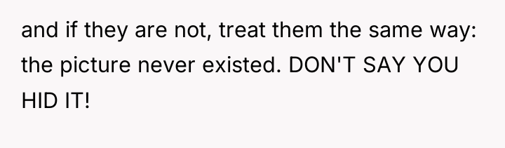 and if they are not, treat them the same way:...